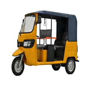 Triciclo Eléctrico Ecológico Amarillo de 60V/72V y 4500W de China, con Capacidad para 4 Pasajeros, Tipo Auto Rickshaw para <span class=keywords><strong>Taxi</strong></span> - Product Image 1