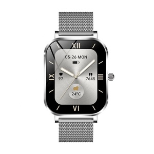 MK90 Lady's Ultra-Thin Metal Case <b>Smart</b> Watch with Stainless Steel Strap 1.75" Screen BT Calls Health Monitoring IP68 Waterproof - Product Image 3