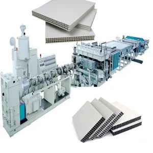 plastic PP construction template board building formwork making machine PP hollow board extrusion machinery