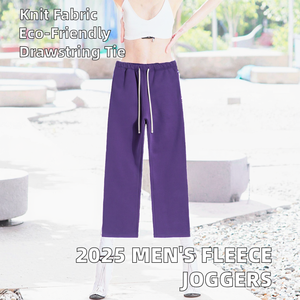 2025 nouveau Lt hommes sports d'hiver pantalons de survêtement décontracté cordon laine Jogging pantalon fond droit uni teint tricoté - Product Image 2