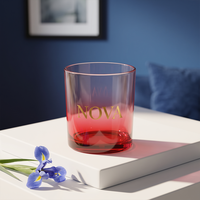 Vases à bougies de luxe personnalisés, pots en verre uniques, pots à bougies vides de 8 oz et 10 oz avec couvercles et boîtes personnalisées, pot à bougie en verre