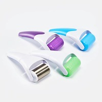 Meilleure vente usage domestique bricolage Logo personnalisé outil de Massage de beauté corps yeux Faciale Silicone moule Massage rouleau de glace visage
