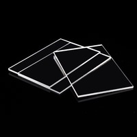 Plaque acrylique PMMA extrudée transparente sur mesure, épaisseur de précision, panneau plastique transparent découpé sur mesure pour la protection