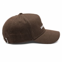 Casquettes de sport personnalisées avec logo et nom en silicone par transfert thermique, casquettes de baseball noires à 5 panneaux
