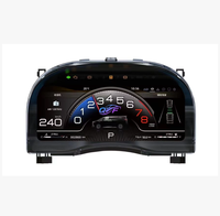 Tableau de bord numérique LCD 12,3 pouces pour Toyota Alphard 2015-2018 – Panneau d'instruments virtuel, compteur de vitesse, mise à niveau du cockpit