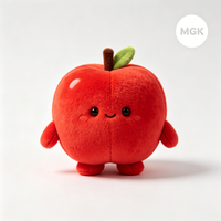 Peluche en forme de fruit de dessin animé, jouet en peluche doux et mignon, conception personnalisée OEM ODM, vente en gros pour cadeau d'enfant