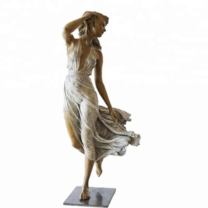 Décoration extérieure statues femmes grandeur nature statue en bronze femme nue sexy en métal - Product Image 5