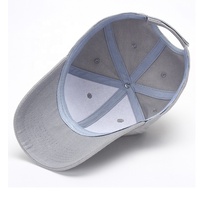 Groothandel Hoge Kwaliteit 100% Katoen Blanco Baseball Cap Effen Kleur Logo Aangepaste Twee Tone Platte Rand Klassieke Baseball Hoeden