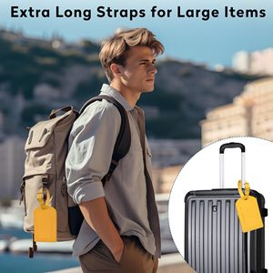 ป้ายชื่อกระเป๋าเดินทางสร้างสรรค์สำหรับใส่กระเป๋าเดินทางพวงกุญแจสำหรับใส่บัตรผ่านขึ้นเครื่องระบุกระเป๋าเดินทาง - Product Image 5