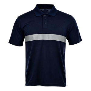 <span class=keywords><strong>Polo</strong></span> Riflettente da Uomo 100% Cotone in Maglia <span class=keywords><strong>Felpata</strong></span> a Maniche Corte, Abbigliamento da Lavoro di Sicurezza, Vendita all'Ingrosso - Product Image 1