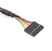 Câble convertisseur série USB vers TTL TTL-232R-3V3 TTL-232R-5V avec chipset FTDI FT232RL, câble de téléchargement série USB vers TTL UART 3.3V 5V