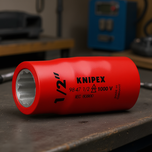 ประแจบล็อกไนเพ็กซ์ 1/2 นิ้ว หัวสี่เหลี่ยมในตัว 1000 V ฉนวนกันไฟฟ้า ผลิตในเยอรมนี - Product Image 3