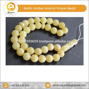 Chapelet musulman, perles de prière islamique, fait à la main, en ambre baltique pur, Tasbih misnew - Product Image 2