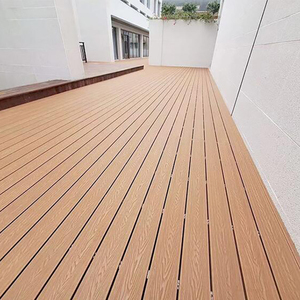Tarima de <span class=keywords><strong>Exterior</strong></span> Personalizable, Duradera, Impermeable, Losetas de WPC para Terraza, Piso de <span class=keywords><strong>Exterior</strong></span> - Product Image 6