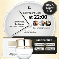 Crème éclaircissante à 5% de niacinamide, crème blanchissante à la nicotinamide, soin lissant de la peau, crème hydratante de nuit pour le visage