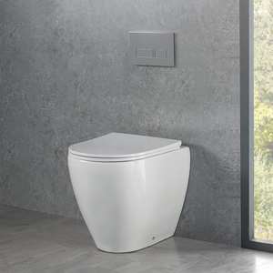 Inodoro Jet Flush para el hogar, Baño Artístico, Baño de diseño, Inodoro <span class=keywords><strong>con</strong></span> bidé y ducha, Sifón trasero, Inodoro Semplice Vaso, Bidés, Inodoro Curvo <span class=keywords><strong>con</strong></span> tapa de inodoro - Product Image 6