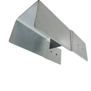 Moldura de aço personalizada do oem que conecta o zinco revestido aço industrial braçadeira do canal