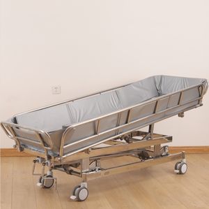 Cama de ducha de mano de acero inoxidable de dos funciones del fabricante Atención auxiliar Pacientes mayores Camas de hospital Discapacitados - Product Image 1