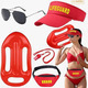 Guard Bucket Hat Sunglasses Waist Bag Whistle <b>Float</b> Red Rescue Gear Set For Lifeguard Use - Product Image 5