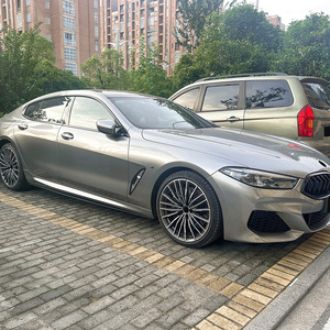 Amp-Z Side Skirts For Bmw 8 Series G16 2019+ M Sport Piano Black Carbon Fiber Texture Polished Finish Exterior Body Kit - Product Image 2