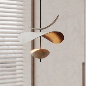 Lustre LED Nordique Moderne AB, Design Simple, Doré, <span class=keywords><strong>pour</strong></span> Maison, Hôtel, <span class=keywords><strong>Chambre</strong></span>, Alimentation CA, <span class=keywords><strong>Suspension</strong></span> <span class=keywords><strong>en</strong></span> Fer et Verre - Product Image 4