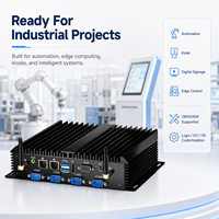Mini PC con Procesador Intel Core i3/i5/i7, Computadora de Escritorio 5005U/4200U/5500U, Carcasa para Computadora, Windows 11/Linux, Ranura SIM para 4G, Computadora Industrial