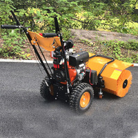 Vente chaude Souffleuse à neige de 97 kg à entraînement par friction Nouvelle souffleuse à neige électrique/à essence multifonctionnelle 6,5 ch Machine de déneigement