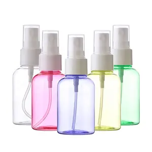Garrafas de plástico ecológicas personalizadas, garrafas coloridas de 2 4 8 oz com logotipo personalizado