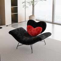 Chaise de canapé simple design pour salon, chambre à coucher, fauteuil de détente pour balcon