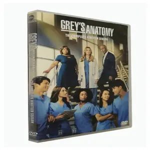Kaufen Sie neue DVD Filme Grey's Anatomy Saison 19 4-Disk-DVD-Box-Set Film Fernsehshow Filmhersteller Fabrik Lieferung Disc-Verkäufer