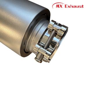 Puntas de Escape MX, Precio de Mayoreo, Nuevo Estilo, 60/63/67 mm, <span class=keywords><strong>Punta</strong></span> de Escape de Acero Inoxidable con Acabado Arenado para V*W GTI MK7 Golf7 Series - Product Image 3