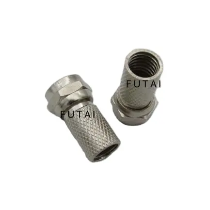 F Male Connector for RG6 Cable