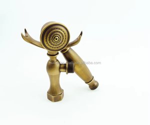 Copper Modern Dual Handle Floor Stand Wall <b>Mount</b> Bath With Square Shower Head Rain <b>Spray</b> Handheld Shower LY-1817 Cooper Shower - Product Image 2