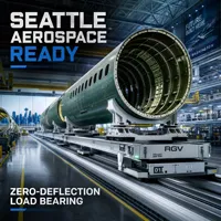 Rail de transfert robuste en aluminium pour assemblage aérospatial de Seattle RGV