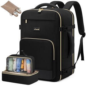 LOVEVOOK 40L <span class=keywords><strong>Bolsa</strong></span> <span class=keywords><strong>de</strong></span> viaje <span class=keywords><strong>de</strong></span> lujo Impermeable 17in Vuelo Mochila para computadora portátil con organizador <span class=keywords><strong>de</strong></span> equipaje para Mujeres Hombres Viaje <span class=keywords><strong>de</strong></span> <span class=keywords><strong>trabajo</strong></span> <span class=keywords><strong>de</strong></span> vacaciones - Product Image 1