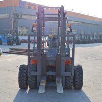 Chariot élévateur diesel robuste de 3 tonnes [certifié CE/ISO] pour usage extérieur en entrepôt, chariot élévateur à combustion interne