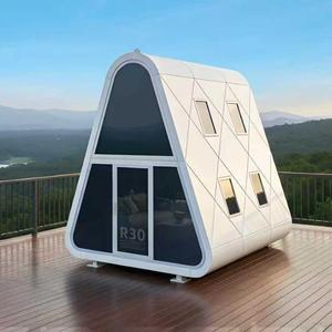 Casa Cápsula para Acampar, Diseño de Doble Capa con Baño, Sistema Inteligente, Casa Triangular, Alojamiento y Desayuno - Product Image 1