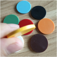 Jetons de Bingo Mini de 0,9 Pouce en Plastique ABS Multicolores, Jetons de Poker, Marqueurs de Balle de Golf, Cadeau pour Enfants pour l'Apprentissage du Calcul et le Jeu de Golf