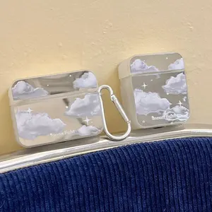 Coréen Miroir Nuage Lune Nuit Écouteur Cas pour AirPods 2 <span class=keywords><strong>Pro</strong></span> Mignon Antichoc Cas Pour <span class=keywords><strong>Air</strong></span> Pods <span class=keywords><strong>3</strong></span> <span class=keywords><strong>Pro</strong></span> Casque Protecteur Couverture - Product Image 5