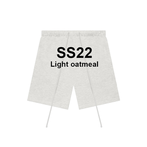 Completo Set Uomo 2026 SS22: T-shirt e Pantaloncini in Colori Oatmeal Chiaro, Oatmeal Scuro e Nero - Product Image 1