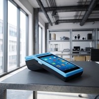 Terminal de point de vente Eryin Android 8.1 PDA avec système Android sans fil BT et Wi-Fi, imprimante thermique intégrée et lecteur de codes-barres