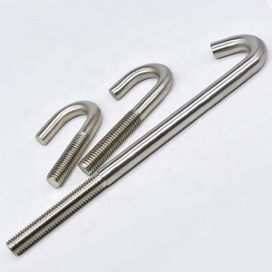 สลักเกลียวเหล็กแบบ <span class=keywords><strong>J</strong></span> พร้อมน็อตและแหวนรอง <span class=keywords><strong>ขนาด</strong></span> <span class=keywords><strong>M20</strong></span> M16 M10 สำหรับงานหลังคา - Product Image 5