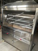 Machine professionnelle de gril de poulet de bois de chauffage | prix de four de rôtisserie de poulet à vendre