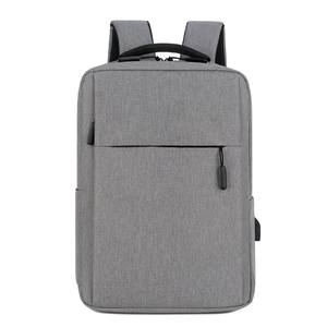 Sac à dos d'affaires minimaliste unisexe gris et noir 20-35L avec USB, imperméable, grande capacité pour les voyages d'affaires - Product Image 2