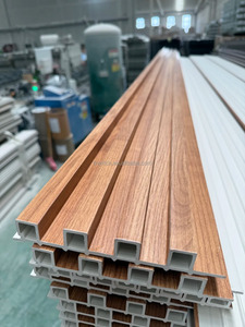 Panneaux muraux acoustiques en WPC laminé rainuré, décoratifs, pour décoration intérieure, faciles <span class=keywords><strong>à</strong></span> installer - Product Image 5