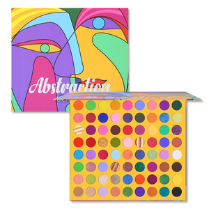 UCANBE Astrazione 72 Colori della Gamma di colori Opaca Premuto Glitter Shimmer Eye Shadow Impermeabile Professionale Make Up Palette - Product Image 1