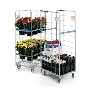 Ruimtebesparend Transport Opslag Metaal Winkel <span class=keywords><strong>2</strong></span> Zijden Nesting Z Basis Rolkooi - Product Image 4