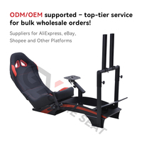 GY046-4 Commande en gros Simulateur de course automobile de simulation de conduite, cockpit de course, simulateur de mouvement à vendre, Thrustmaster T150RS, Logitech G25, G27