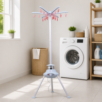Sèche-linge électrique pliable de 15 kg, grande capacité, machine de séchage portable pour la maison