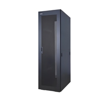Armoire de serveur à porte en maille ventilée, 12U-42U, armoire réseau 19 pouces avec roulettes, personnalisable pour centre de données et bureau